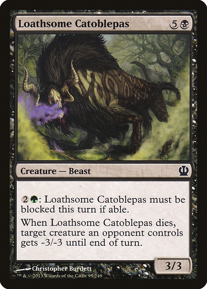 Loathsome Catoblepas (95) [Theros] | Odin's Place