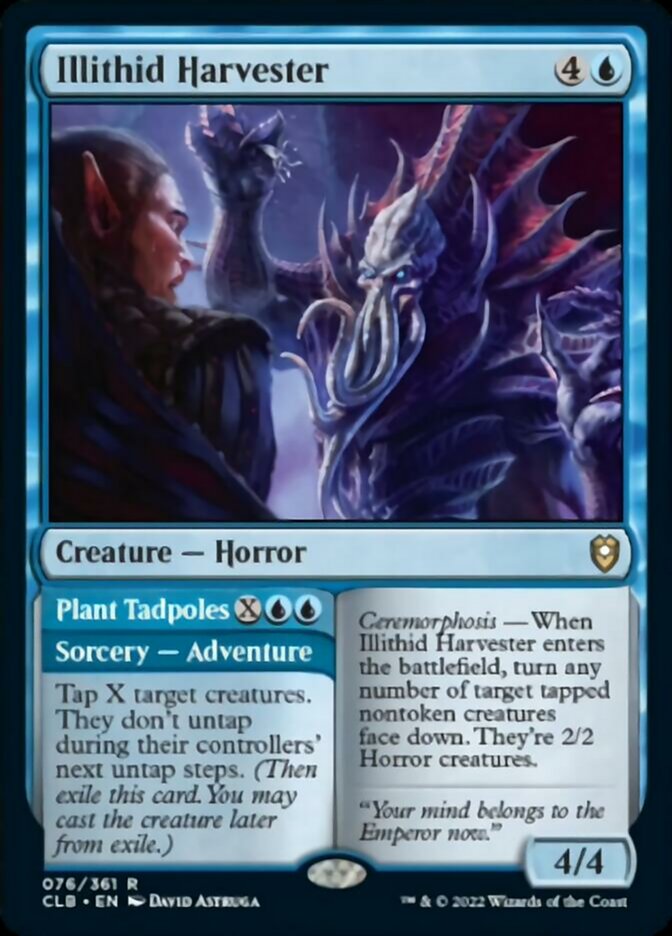 Illithid Harvester // Plant Tadpoles [Commander Legends: Battle for Baldur's Gate] | Odin's Place