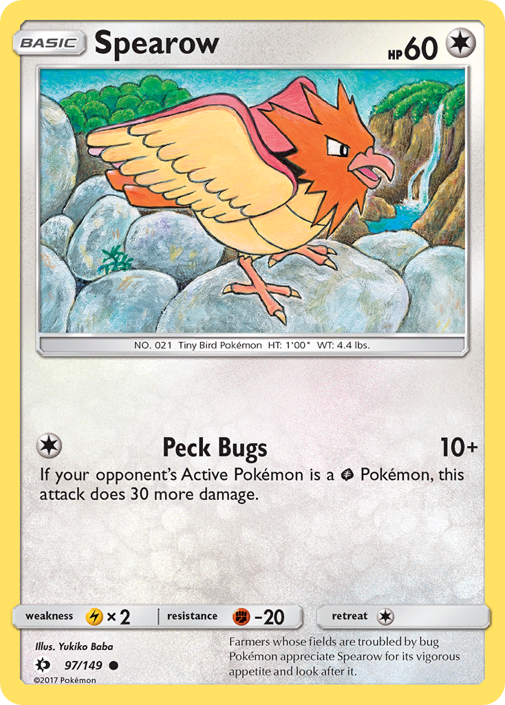 Spearow (97/149) [Sun & Moon: Base Set] | Odin's Place