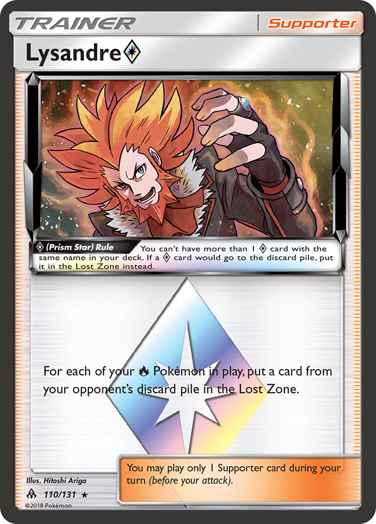 Lysandre (110/131) (Prism Star) [Sun & Moon: Forbidden Light] | Odin's Place