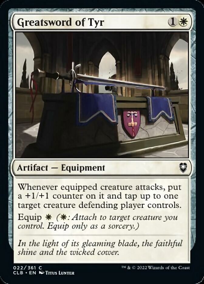 Greatsword of Tyr [Commander Legends: Battle for Baldur's Gate] | Odin's Place