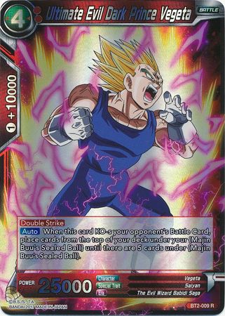 Ultimate Evil Dark Prince Vegeta (BT2-009) [Union Force] | Odin's Place