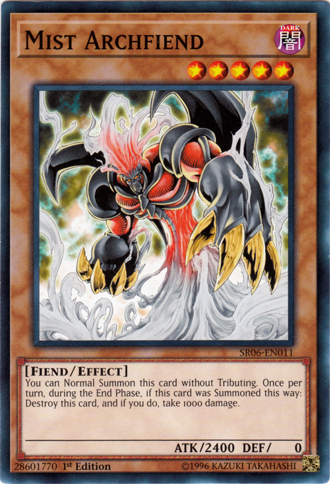 Mist Archfiend [SR06-EN011] Common | Odin's Place