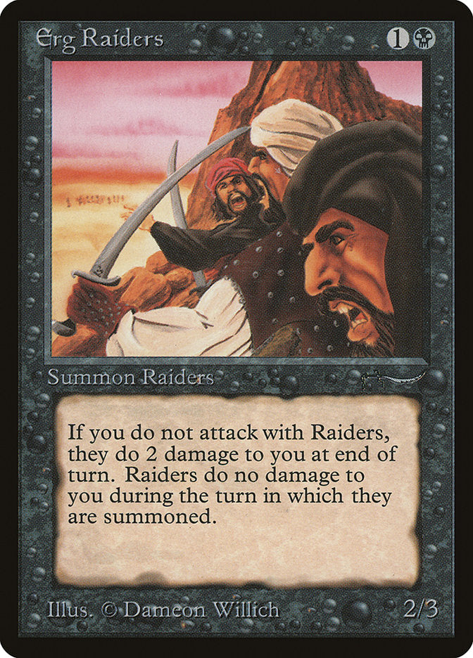 Erg Raiders (Light Mana Cost) [Arabian Nights] | Odin's Place