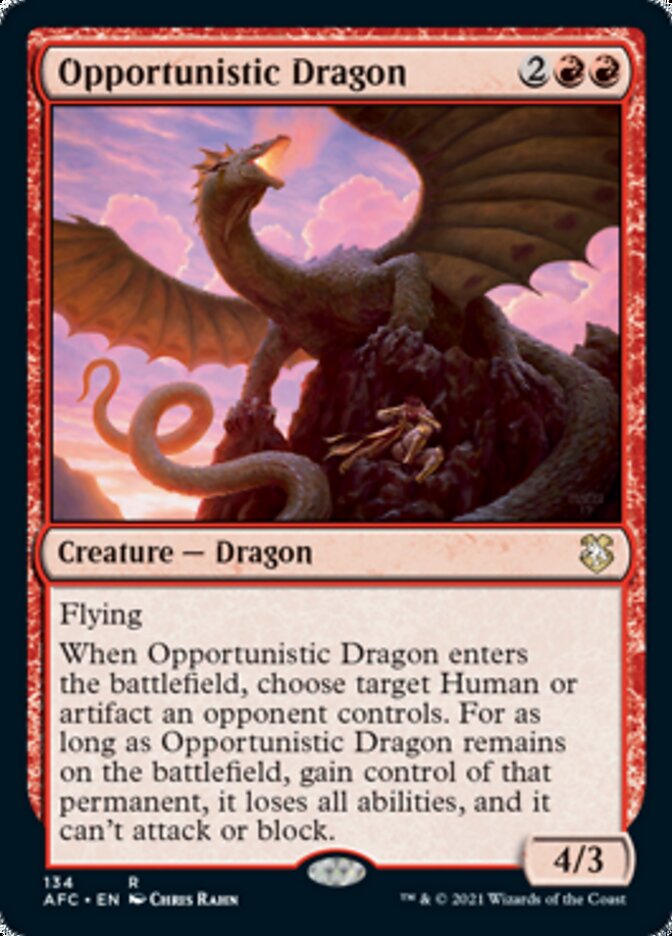 Opportunistic Dragon [Dungeons & Dragons: Adventures in the Forgotten Realms Commander] | Odin's Place