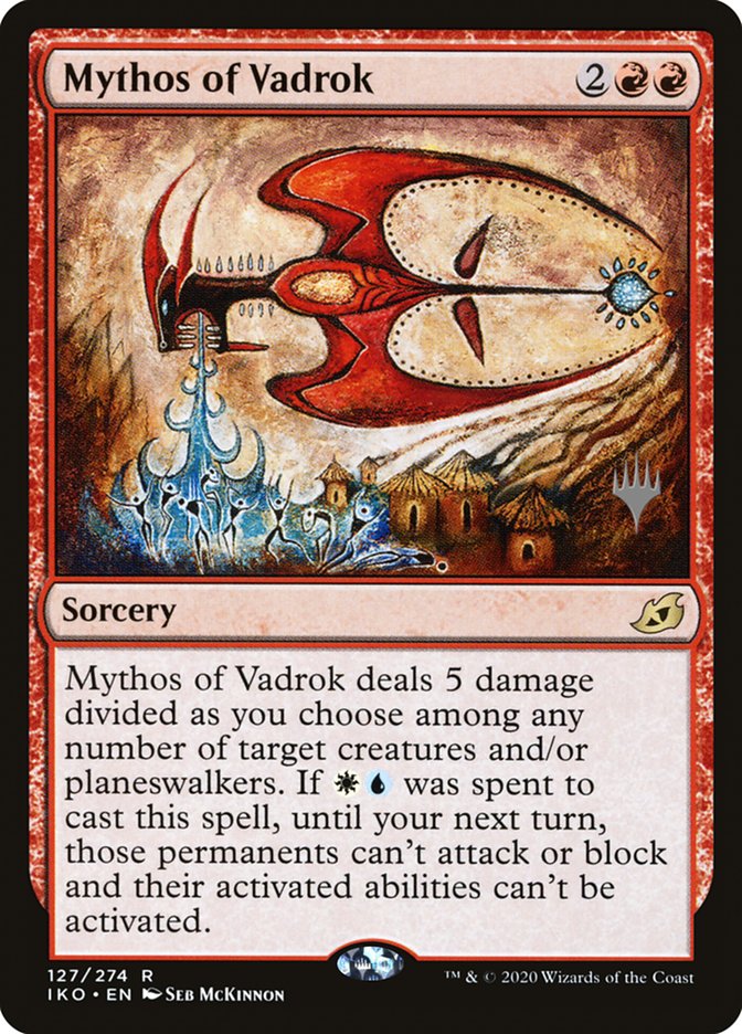 Mythos of Vadrok (Promo Pack) [Ikoria: Lair of Behemoths Promos] | Odin's Place