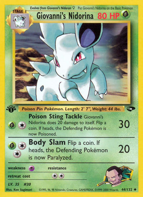 Giovanni's Nidorina (44/132) [Gym Challenge 1st Edition] | Odin's Place