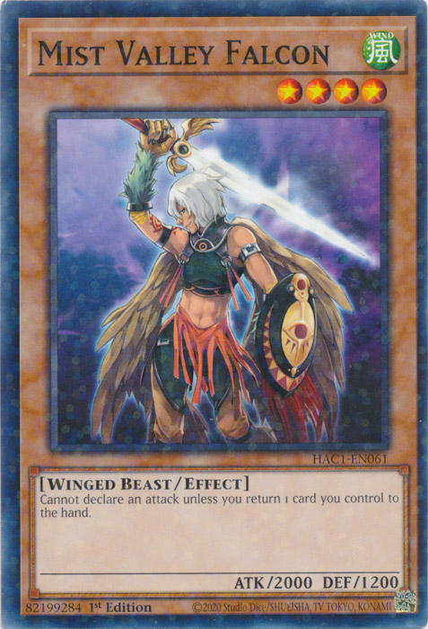 Mist Valley Falcon (Duel Terminal) [HAC1-EN061] Common | Odin's Place