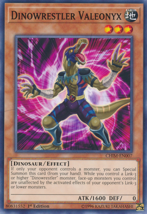 Dinowrestler Valeonyx [CHIM-EN007] Common | Odin's Place