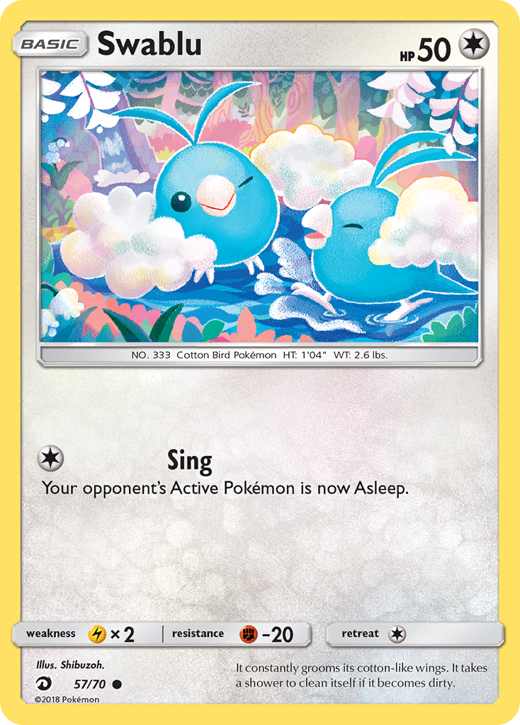 Swablu (57/70) [Sun & Moon: Dragon Majesty] | Odin's Place