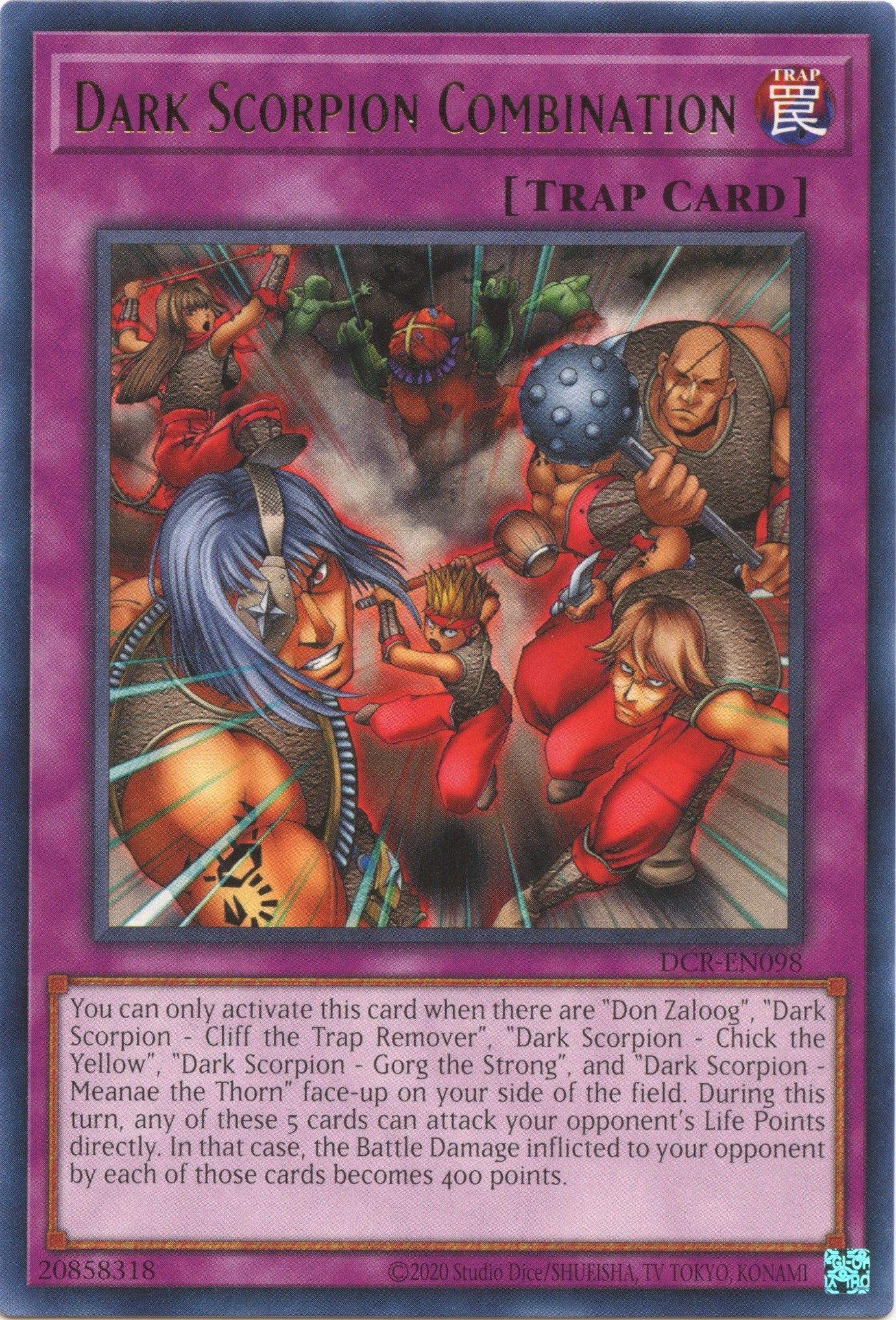 Dark Scorpion Combination (25th Anniversary) [DCR-EN098] Rare | Odin's Place