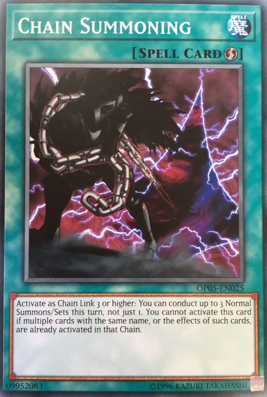 Chain Summoning [OP05-EN025] Common | Odin's Place