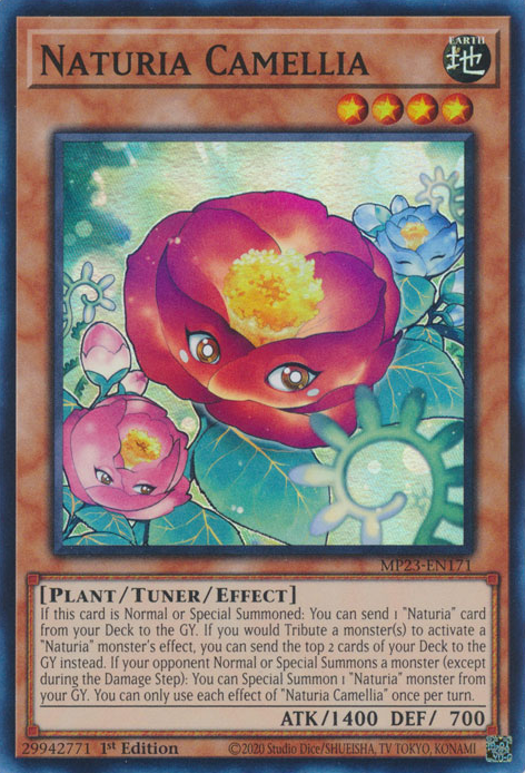 Naturia Camellia [MP23-EN171] Super Rare | Odin's Place