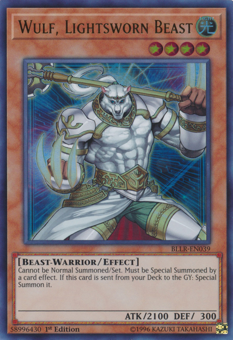Wulf, Lightsworn Beast [BLLR-EN039] Ultra Rare | Odin's Place