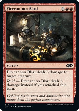 Firecannon Blast [Jumpstart 2022] | Odin's Place