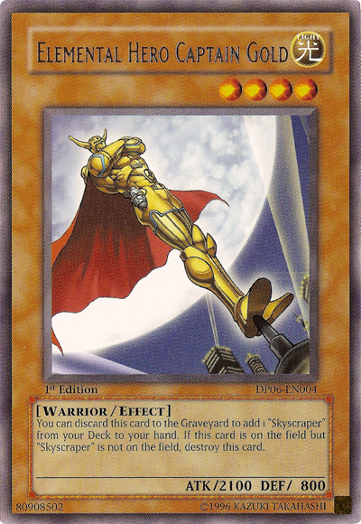 Elemental Hero Captain Gold [DP06-EN004] Rare | Odin's Place