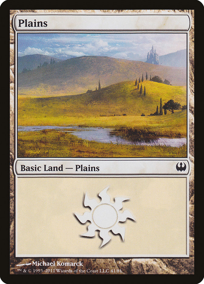 Plains (41) [Duel Decks: Knights vs. Dragons] | Odin's Place