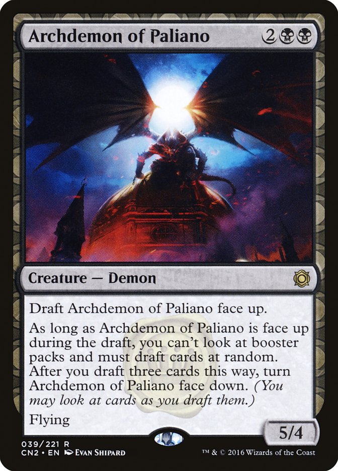 Archdemon of Paliano (39) [Conspiracy: Take the Crown] | Odin's Place