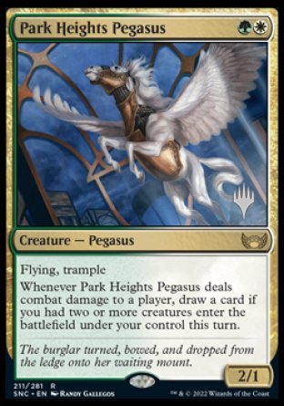 Park Heights Pegasus (Promo Pack) [Streets of New Capenna Promos] | Odin's Place