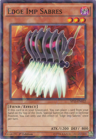 Edge Imp Sabres [SP15-EN022] Shatterfoil Rare | Odin's Place