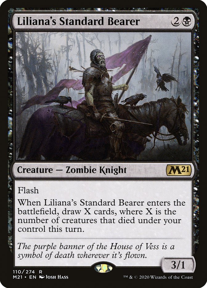 Liliana's Standard Bearer [Core Set 2021] | Odin's Place