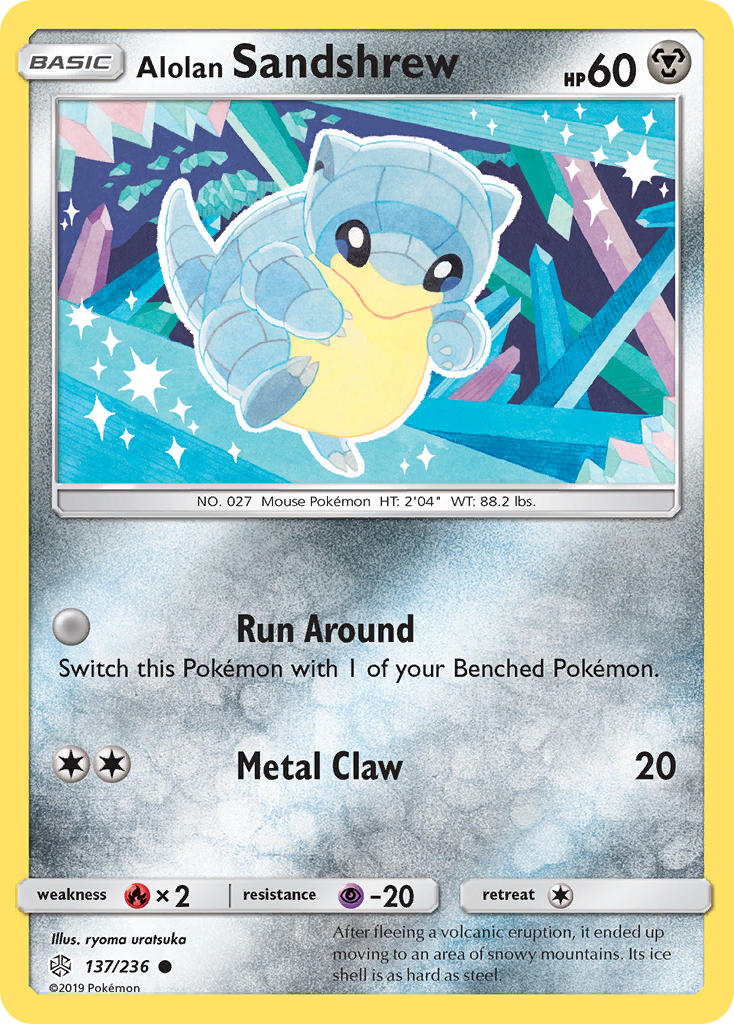 Alolan Sandshrew (137/236) [Sun & Moon: Cosmic Eclipse] | Odin's Place