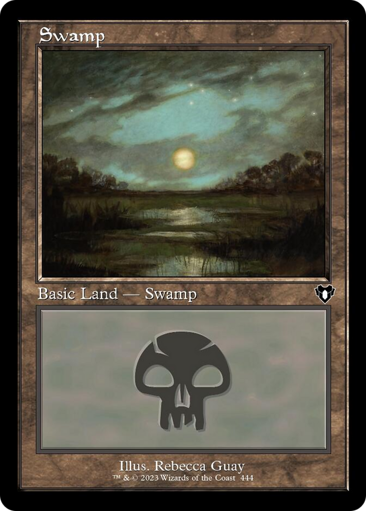 Swamp (444) (Retro) [Commander Masters] | Odin's Place