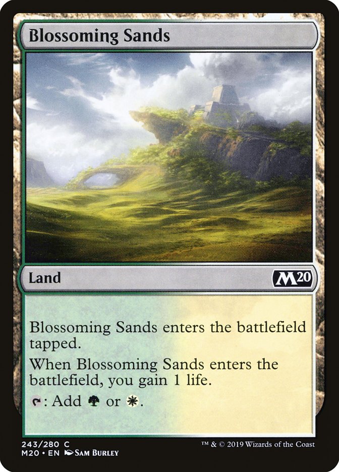 Blossoming Sands [Core Set 2020] | Odin's Place