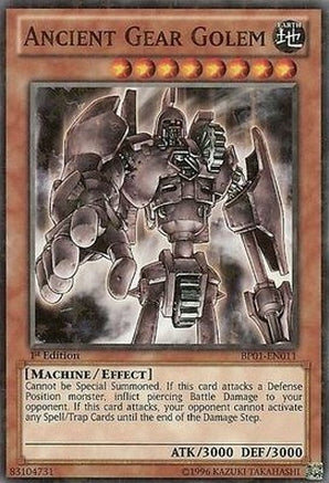 Ancient Gear Golem [BP01-EN011] Starfoil Rare | Odin's Place