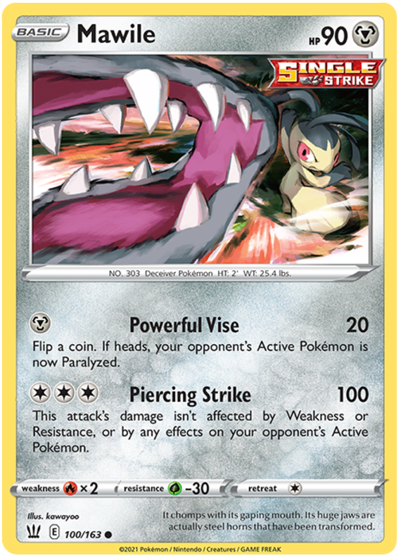 Mawile (100/163) [Sword & Shield: Battle Styles] | Odin's Place