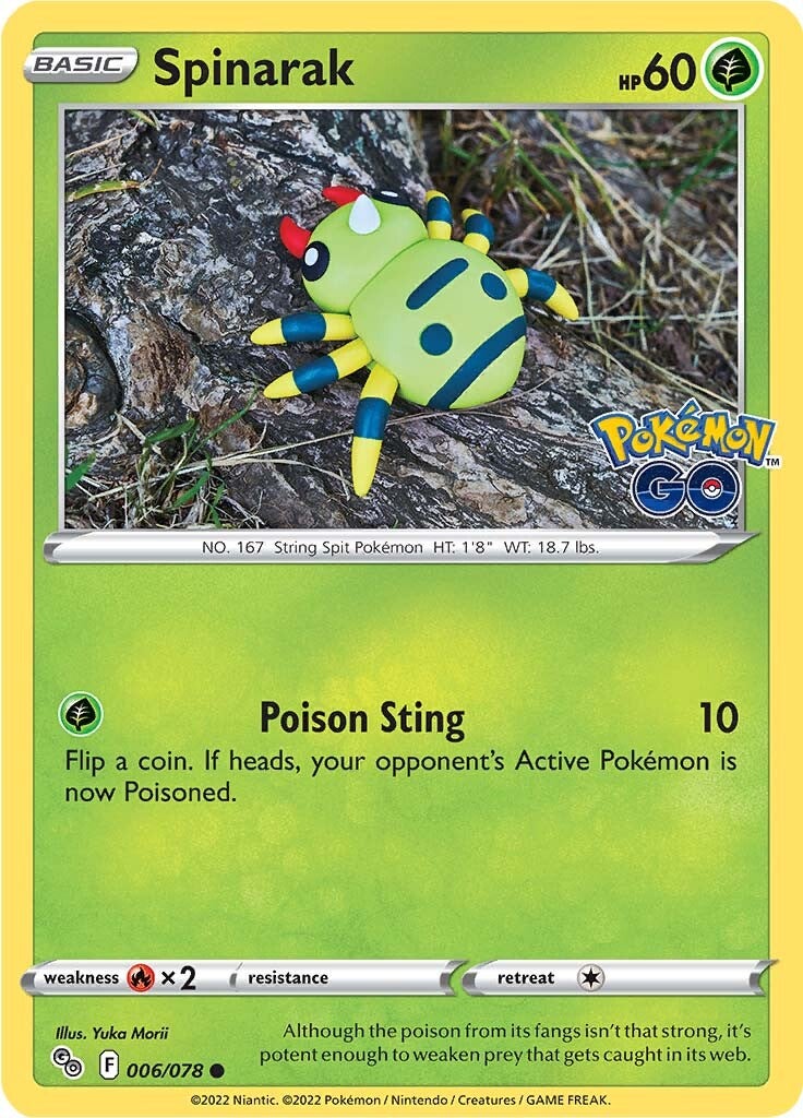 Spinarak (006/078) [Pokémon GO] | Odin's Place