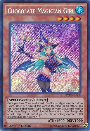 Chocolate Magician Girl [MVP1-ENS52] Secret Rare | Odin's Place