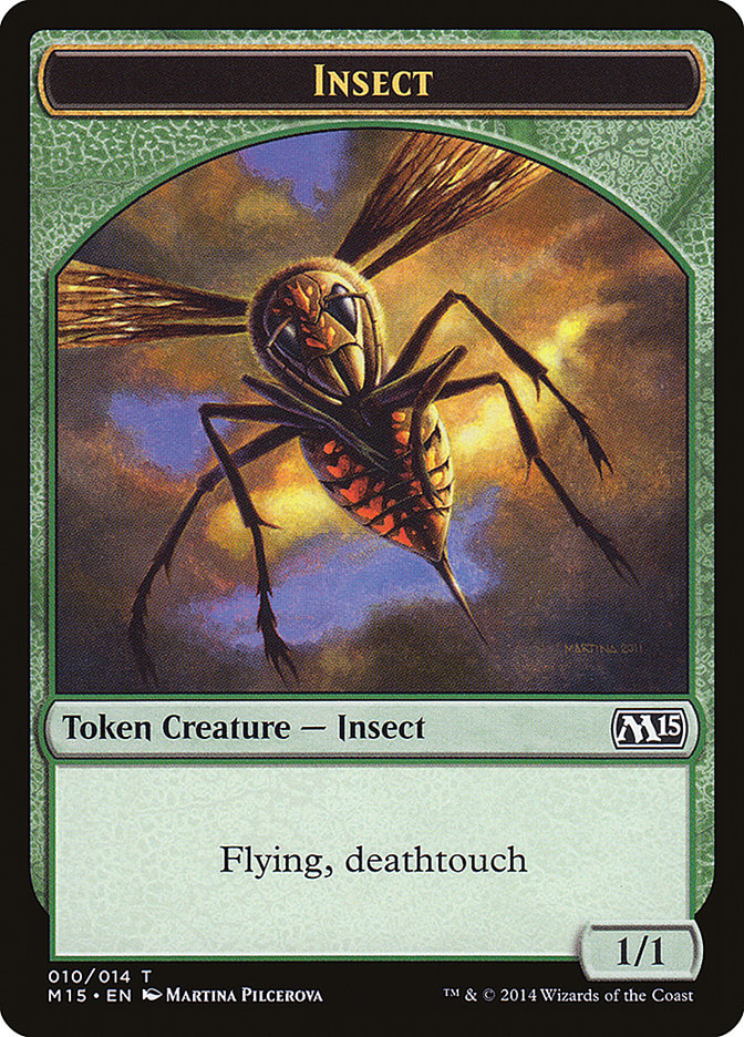 Insect Token (10) [Magic 2015 Tokens] | Odin's Place