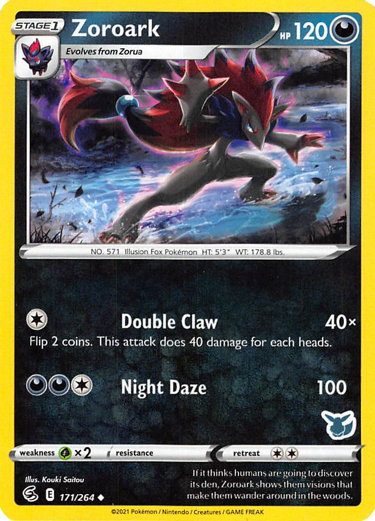 Zoroark (171/264) (Eevee Deck) [Battle Academy 2022] | Odin's Place