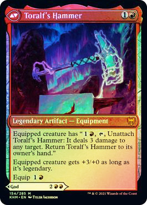 Toralf, God of Fury // Toralf's Hammer [Kaldheim Prerelease Promos] | Odin's Place