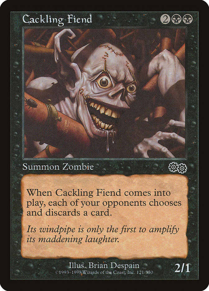 Cackling Fiend (121) [Urza's Saga] | Odin's Place