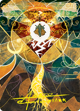 Lightning Bolt Art Card (Gold-Stamped Signature) [Strixhaven: School of Mages Art Series] | Odin's Place