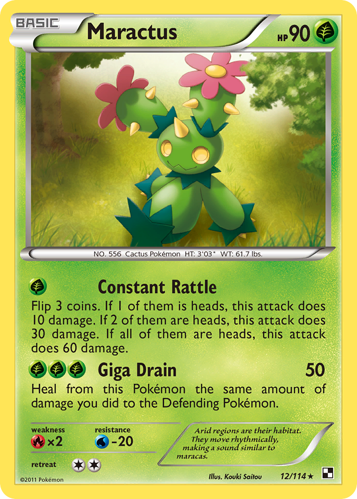 Maractus (12/114) [Black & White: Base Set] | Odin's Place