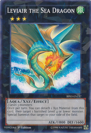 Leviair the Sea Dragon [BP03-EN117] Shatterfoil Rare | Odin's Place
