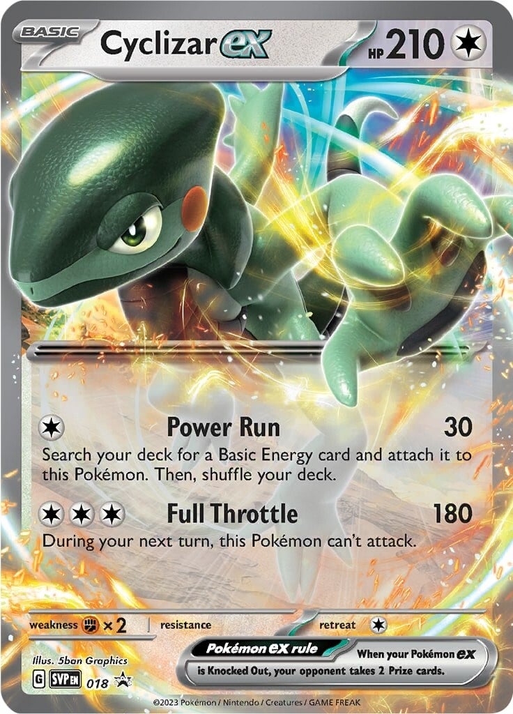 Cyclizar ex (018) (Jumbo Card) [Scarlet & Violet: Black Star Promos] | Odin's Place