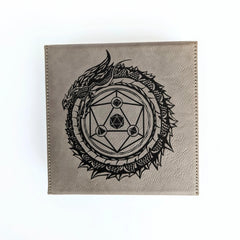 NTSD Gaming Vegan Leather Dice Box, Assorted Styles | Odin's Place