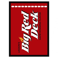 Legion Big Red Deck Standard Sleeves 50-Count | Odin's Place