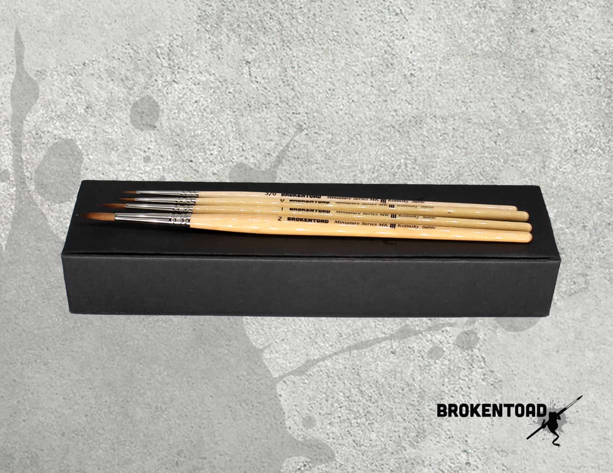 Broken Toad Miniature Series Brushes: Boxed Set | Odin's Place