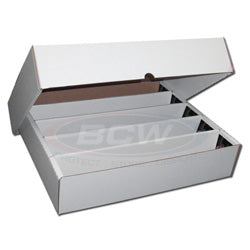 BCW Card Box 5000-Count Capacity Full Lid | Odin's Place