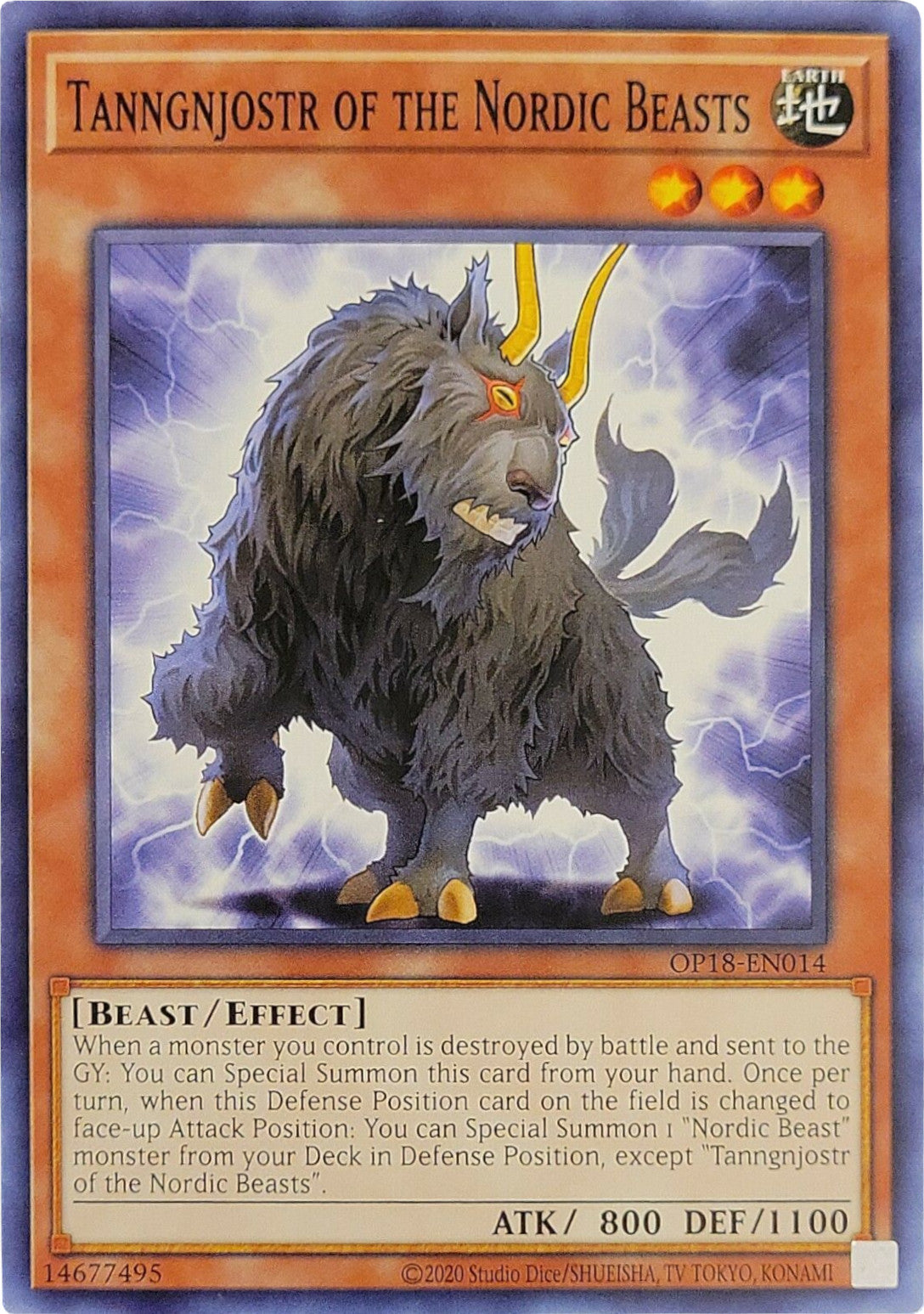 Tanngnjostr of the Nordic Beasts [OP18-EN014] Common | Odin's Place