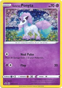 Galarian Ponyta (SWSH013) (General Mills Promo) [Sword & Shield: Black Star Promos] | Odin's Place
