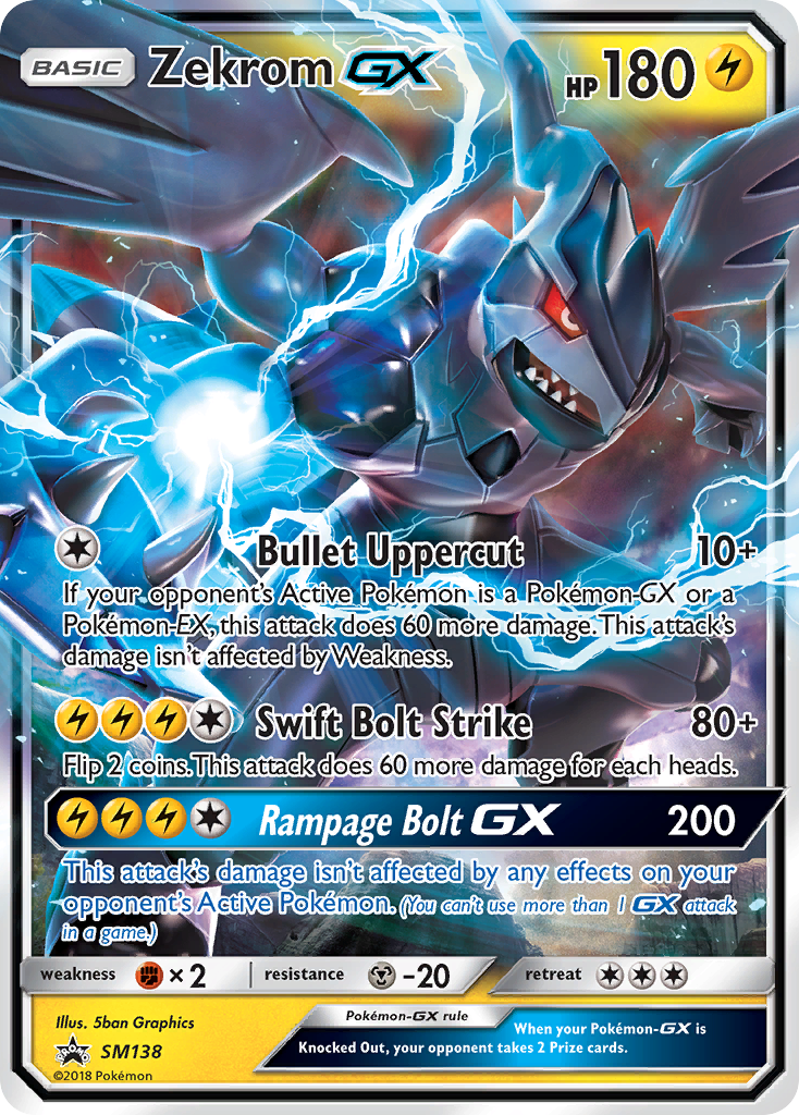 Zekrom GX (SM138) [Sun & Moon: Black Star Promos] | Odin's Place