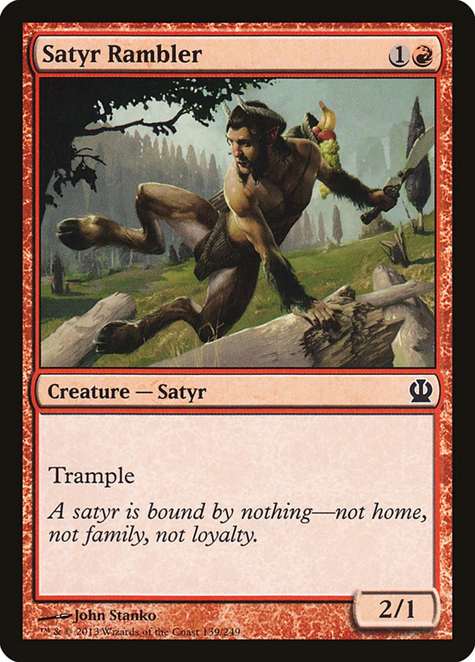 Satyr Rambler (139) [Theros] | Odin's Place