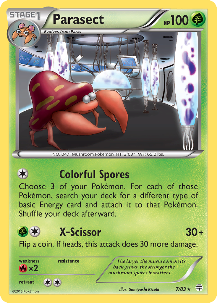 Parasect (7/83) [XY: Generations] | Odin's Place