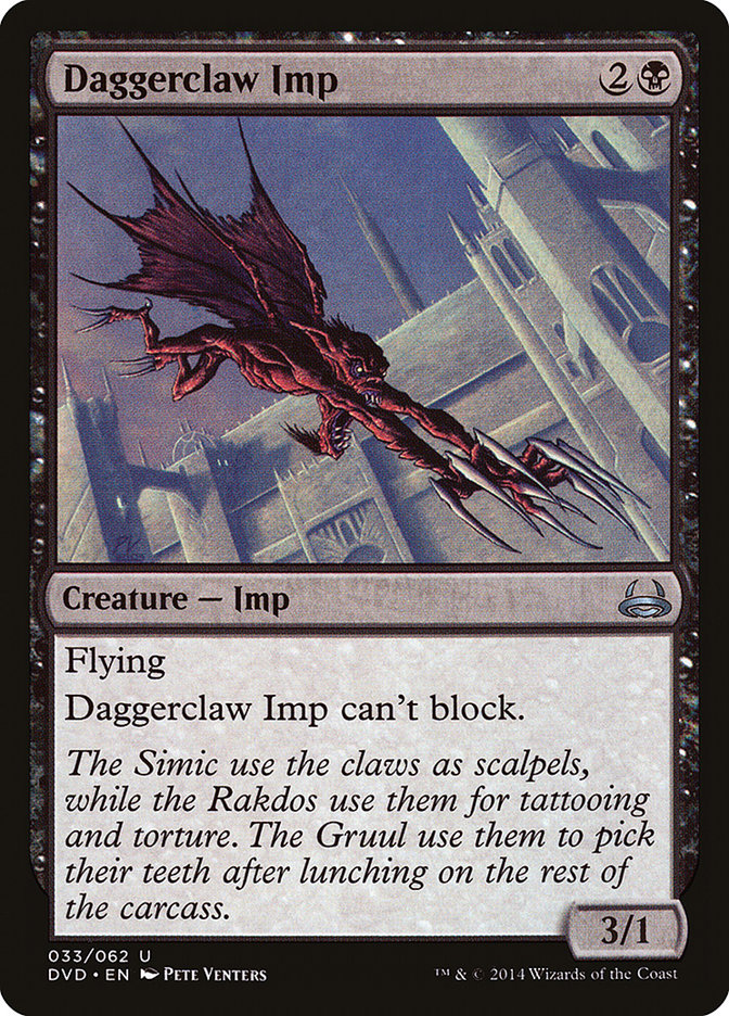 Daggerclaw Imp (33) (Divine vs. Demonic) [Duel Decks Anthology] | Odin's Place